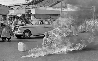 The Monk Who Burned Himself To Death as a Form of Protest