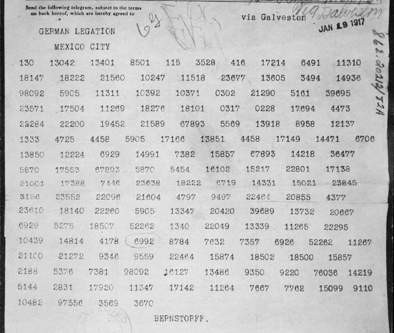 How the Zimmermann Telegram Led to the US Entering WW2