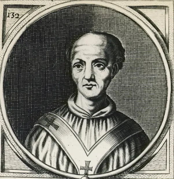 An engraving of Pope John XII