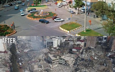 Photos Before and After Effects of the Devastating Earthquakes That Hit Turkey and Syria