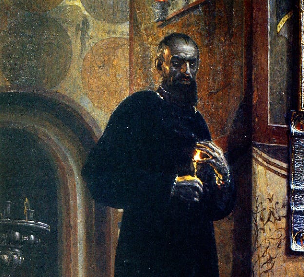 Ivan the Terrible, by Sergei Kirillov. This painting perfectly portrays the leader’s fearsome and outright creepy demeanor