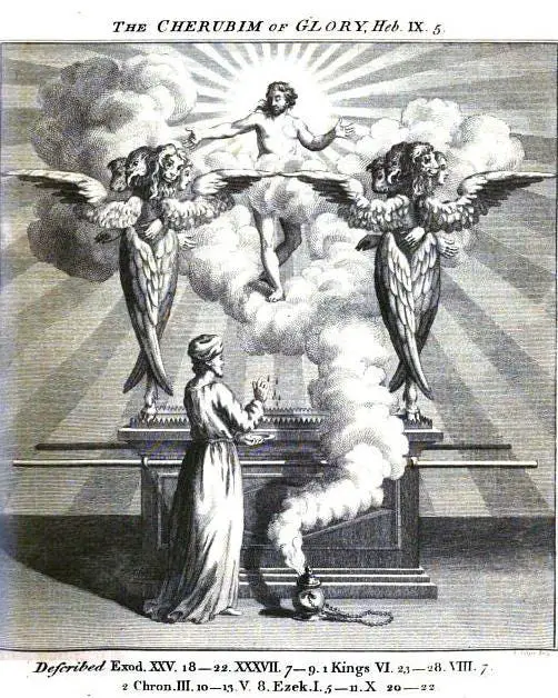 The Cherubim of Glory By Julius Bates (1773)