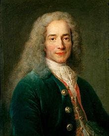 François-Marie Arouet also known as Voltaire