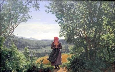 Woman With An Iphone Spoted In 1860’s Painting