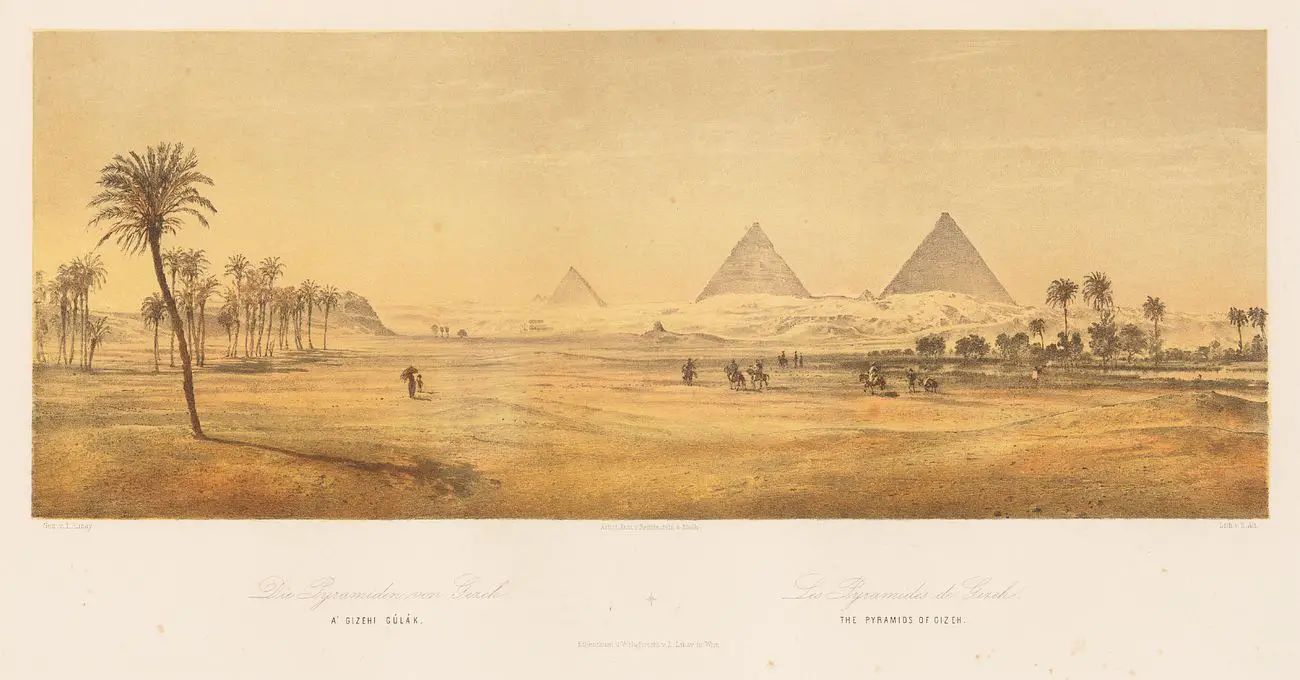 Pyramids of giza, Karol ľudovít
