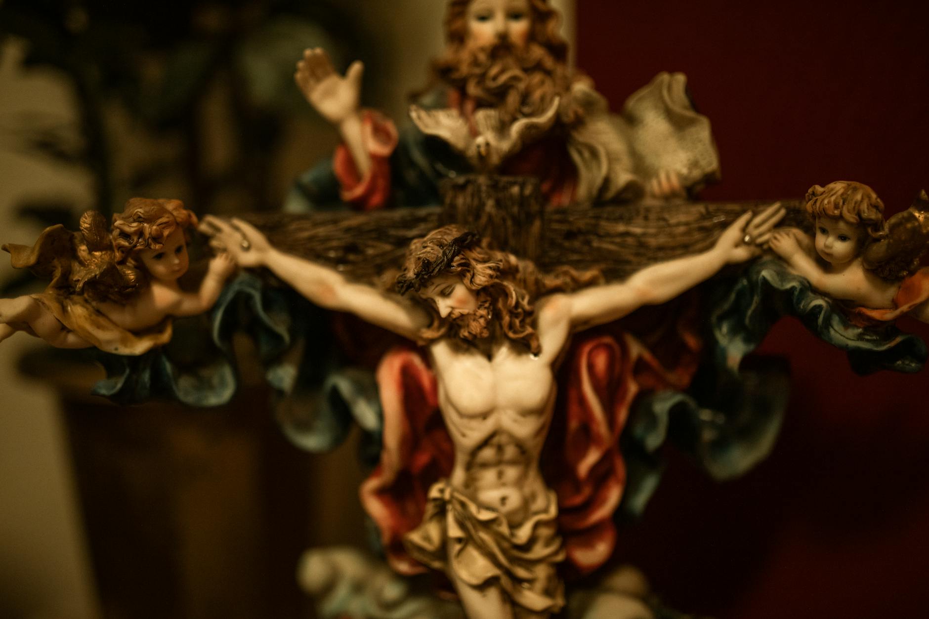 close up shot of a crucifix