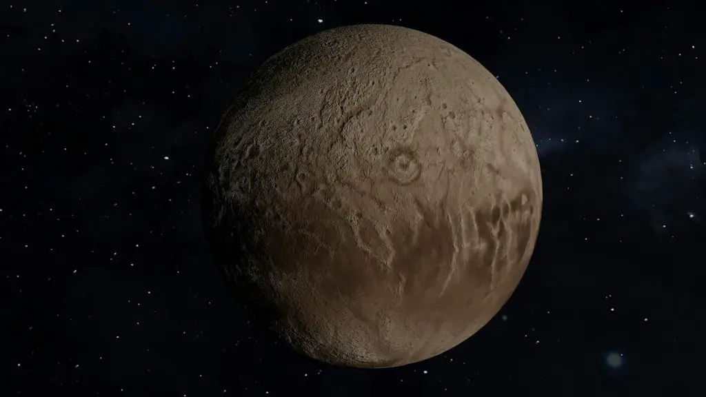 close up of the planet pluto